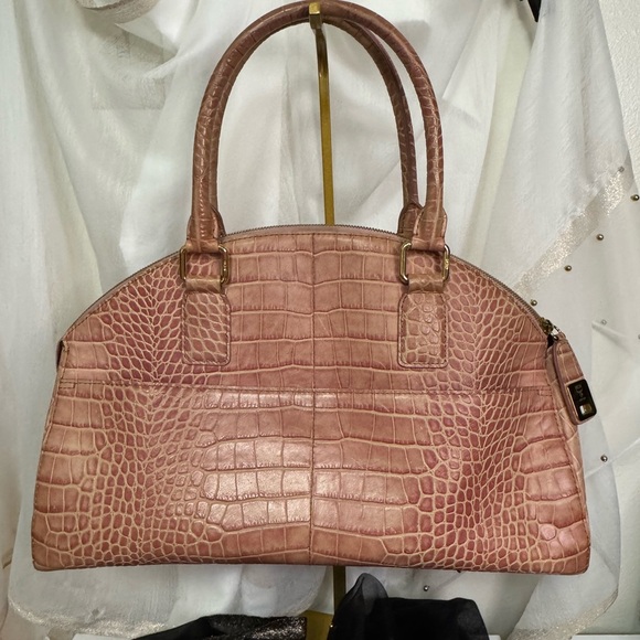 MCM Chic Pink Crocodile-Embossed  Bag - Picture 3 of 15